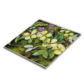 Noord - Bloemen van een Bloedboom en Indigo Tegeltje (Zijkant)