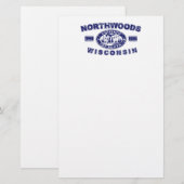 Noord-bosgebied — Verhard-[Conv] Briefpapier (Voorkant / Achterkant)
