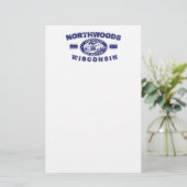 Noord-bosgebied — Verhard-[Conv] Briefpapier (Staand voorkant)