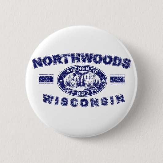 Noord-bosgebied — Verhard-[Conv] Ronde Button 5,7 Cm (Voorkant)