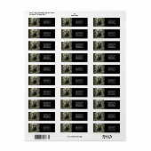 Noord-Bossen Little Black Beer Cub Etiket (Full Sheet)