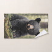 Noord Bossen Little Black Beer Cub Handdoek (Handdoek)