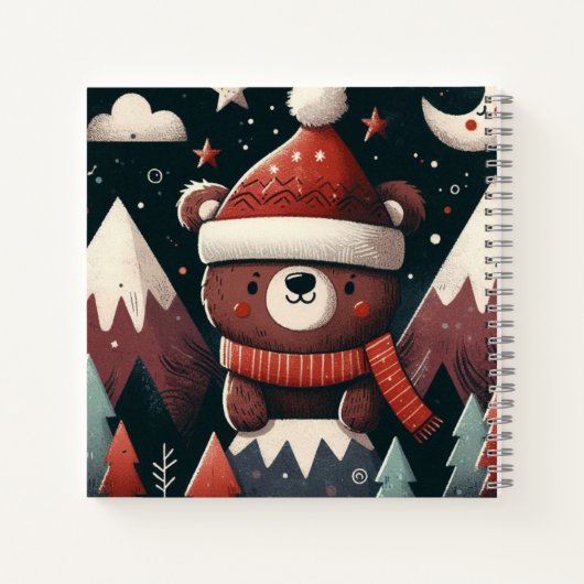 Noord-Bossen Noel - Santa Beer's Tree Stroll Notitieboek (Achterkant)