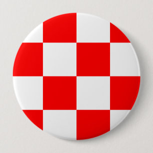 Noord-Brabant, Nederland Ronde Button 4,0 Cm