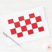 Noord-Brabant Vlag Nederland Rechthoekige Sticker (Envelop)