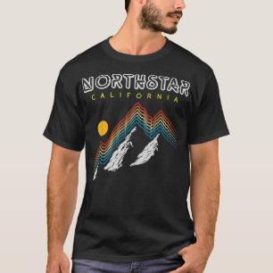 Noord-Californië Verenigde Staten Skigebied 1980s T-shirt