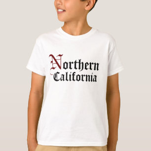 Noord-, Californische kinder T T-shirt
