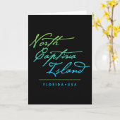 Noord Captiva Eiland Florida Kaart (Gele Bloem)