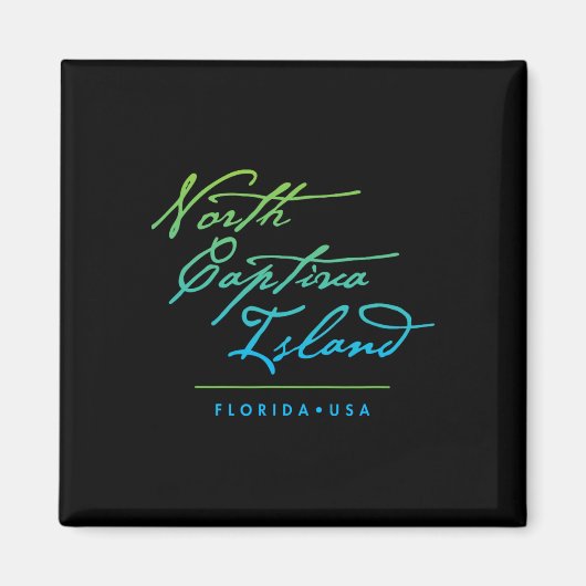 Noord Captiva Eiland Florida Magneet (Voorkant)