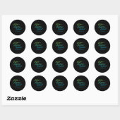 Noord Captiva Eiland Florida Ronde Sticker (Vel)