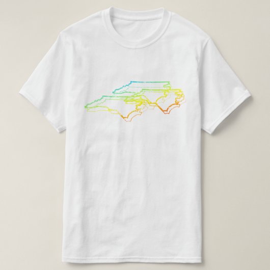 noord - carolina chill blur t-shirt (Design voorkant)