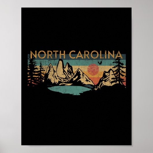 Noord-Carolina Poster (Voorkant)