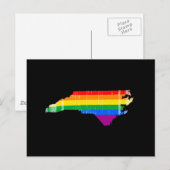 NOORD CAROLINA PRIDE - VERWIJDERD -.png Briefkaart (Voorkant / Achterkant)