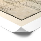 Noord-Carolina Railroad Map 1900 Poster (Hoek)