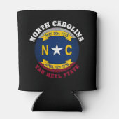 NOORD CAROLINA TAR HEEL STATE FLAG BLIKJESKOELER (Achterkant)