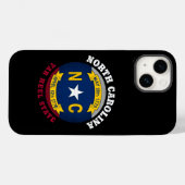 NOORD CAROLINA TAR HEEL STATE FLAG Case-Mate iPhone CASE (Achterkant (horizontaal))