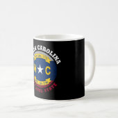 NOORD CAROLINA TAR HEEL STATE FLAG KOFFIEMOK (Voorkant rechts)