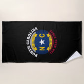 NOORD CAROLINA TAR HEEL STATE FLAG STRANDLAKEN (Voorkant)