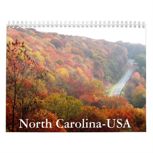 Noord-Carolina-Verenigde Staten Kalender (Hoes)