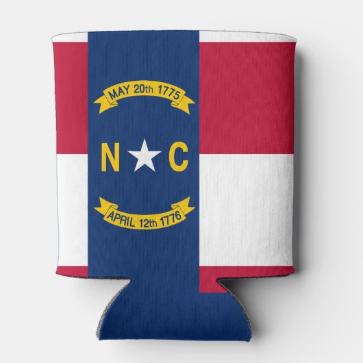 Noord-Carolina vlag, Amerikaanse staatsvlag Blikjeskoeler (Achterkant)