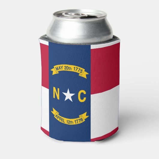 Noord-Carolina vlag, Amerikaanse staatsvlag Blikjeskoeler (Blikje Achterkant)