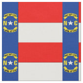 NOORD-CAROLINA Vlag Stof (Close Up)