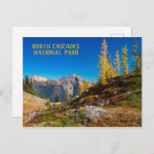 Noord-Cascades najaarkleur Briefkaart (Voorkant / Achterkant)
