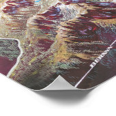 Noord-Cascades Nationaal Park Landschap Schilderen Poster (Hoek)