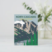 Noord-Cascades Nationaal Park Mount Triumph  Briefkaart (Staand voorkant)
