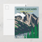 Noord-Cascades Nationaal Park Mount Triumph  Briefkaart (Voorkant / Achterkant)
