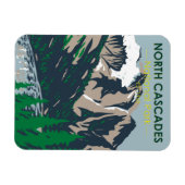 Noord-Cascades Nationaal Park Mount Triumph  Magneet (Horizontaal)