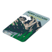 Noord-Cascades Nationaal Park Mount Triumph  Magneet (Linkerzijde)