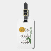 Noord-Cascades Nationaal Park Trail Bagagelabel (Voorkant verticaal)