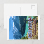 NOORD CASCADES NATIONAL PARK - WASHINGTON USA BRIEFKAART (Voorkant / Achterkant)