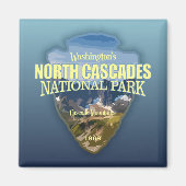 Noord-Cascades NP (pijlpunt) Magneet (Voorkant)