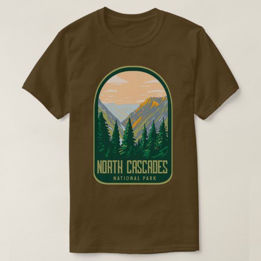 Noord-Cascades T-shirt (Design voorkant)
