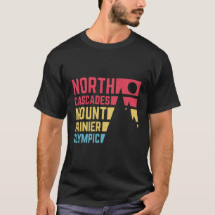 Noord-Cascades zetten de Olympische Natio van Rai T-shirt
