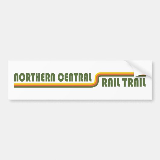 Noord-centraal spoor bumpersticker (Voorkant)