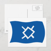 Noord-Cheyenne Vlag Postkaart (Voorkant / Achterkant)