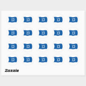 Noord-Cheyenne Vlagsticker Ronde Sticker (Vel)