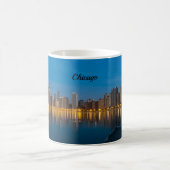 Noord-Chicago Cityscape Koffie Mok (Center)