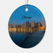 Noord-Chicago Cityscape Souvenir Ornament (Links)