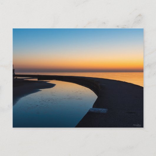 Noord-Chicago Lighthouse Dawn Briefkaart (Voorkant)