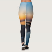 Noord-Chicago Lighthouse Dawn Leggings (Achterkant)