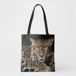Noord-China Leopard Zoo Illustratie Tote Bag