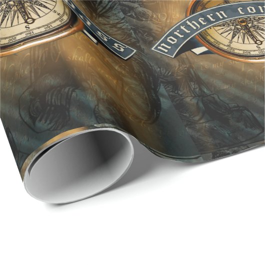 Noord-compaspapier Cadeaupapier (Rol Hoek)