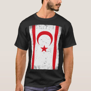 Noord-Cypriotische vlag Noord-Cyprus T-shirt