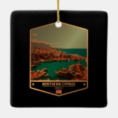 Noord-Cyprus Keramisch Ornament (Achterkant)