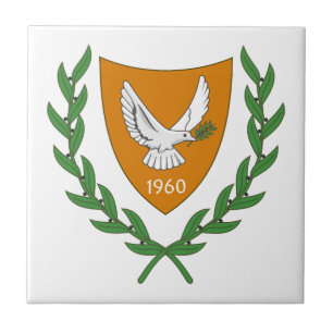 noord-cyprus land wapen wapenschild symbool emblee tegeltje