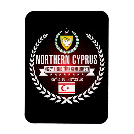Noord-Cyprus Magneet (Verticaal)